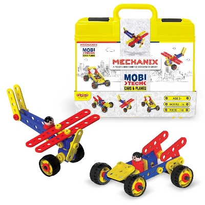 Picture of Zephyr Plastic Mechanix - Mobitech block building set for kids- 02010-Multicolor