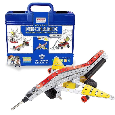 Picture of Zephyr Mechanix Robotix - 3 Smart Bag block building creative set for kids-01074-Multicolor
