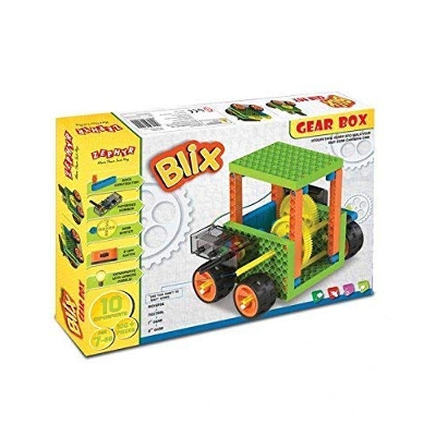 Picture of Zephyr Blix Gear Box block building creative set for kids-06009-Multicolor