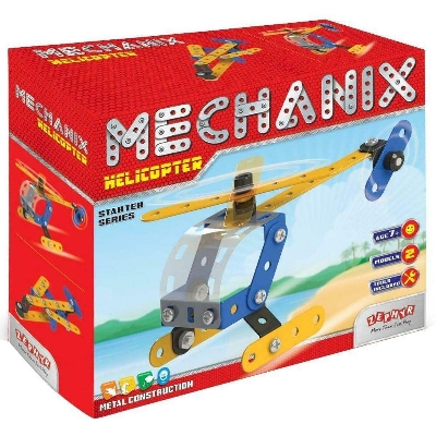 Picture of Zephyr Mechanix Helicopter -Beginner block building set for kid-01061-Multicolor
