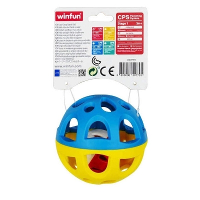 Picture of Winfun Easy Grasp Rattle Ball for kids-000779-Blue