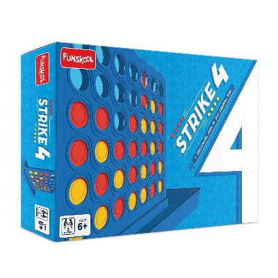 Picture of FUNSKOOL TRAVEL STRIKE 4 CLASSIC  DISC DROPPING CONNECT GAME FOR KIDS-Multicolor