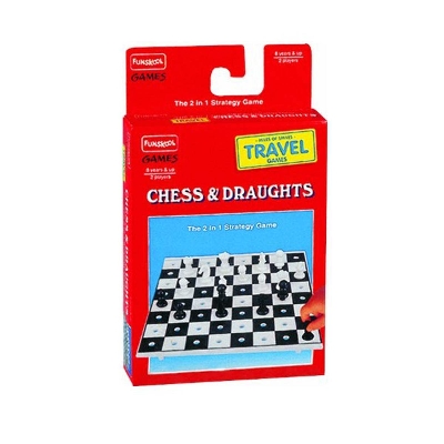 Picture of FUNSKOOL Travel Chess -2012 Draughts Strategy & War Games Board Game For Kids-Multicolor