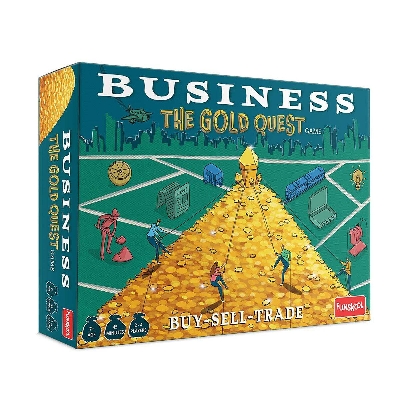 Picture of FUNSKOOL BUSINESS THE GOLD QUEST MULTIPLAYER STRATEGY BOARD GAME FOR KIDS-Multicolor