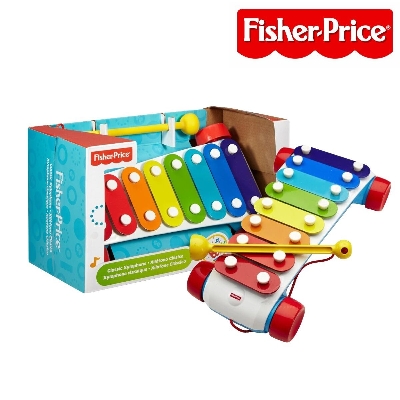 Picture of CHILDREN'S XYLOPHONE FISHER PRICE EDUCATIONAL PEDAGOGICAL SENSORY MUSICAL INSTRUMENT MONTESSORI  TOY-CMY09-Multicolor