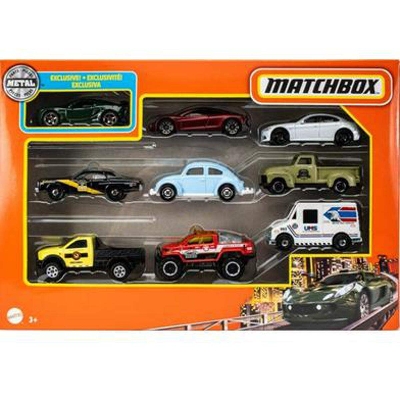 Picture of Mattel Matchbox Pull Car 9Pk Asst Toys 2018- X7111-Multicolor