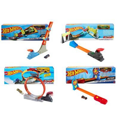 Picture of Hot Wheels Classic Stunt Set Assortment-FTH79-Multicolor