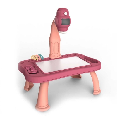 Picture of Children Projector Painting Table Art Drawing Light Toy Board Desk Educational Learning Paint Tools-Multicolor