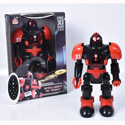 Picture of R/C disk launching dancing robot with light Remote Control Robot Toys Singing Smart Shooting RC for Kids Intelligent Programmable with Battle Mode-Multicolor