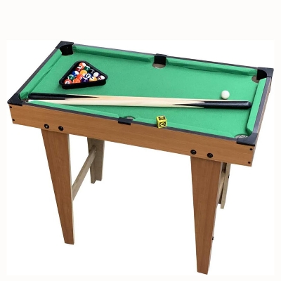 Picture of Tabletop Pool Table Ball Sports Game Billiards Family Billiard Game Easy to Assemble Family Fun Wooden billiards-Multicolor
