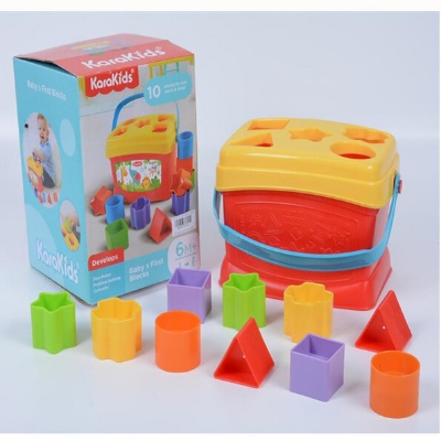Picture of Shape Sorter Basket Brilliant Basics Baby's First Geometry blocks-Multicolor