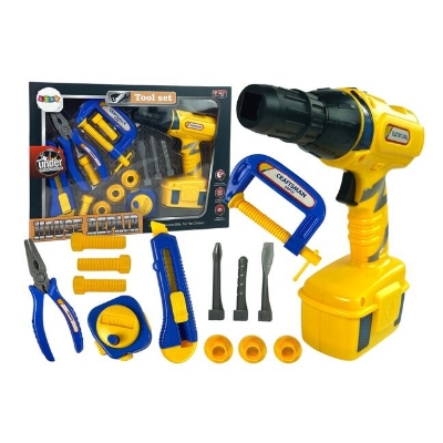 Picture of Electric DIY Battery drill tool set Repair Tool Pretend Play Toy for Children-Multicolor