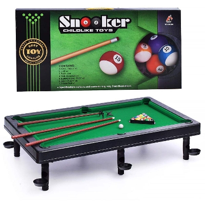 Picture of Snooker Children's Mini Pool Table Sports Toys Parent-child Leisure Game Pool Table Indoor Double Interactive Puzzle-Multicolor
