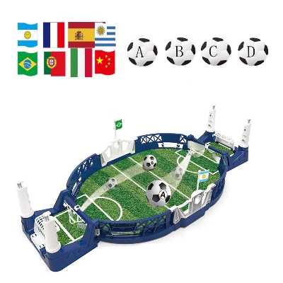 Picture of Mini Table Football Tabletop Arcade Game Athletic Soccer Game Power Shot Football Toy Floor Board Game for Kids Adults Family-Multicolor