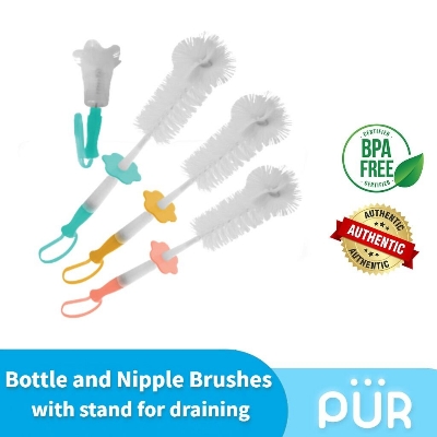 Picture of Pur Bottle & Nipple Cleaning Brush – (6101)-Multicolor