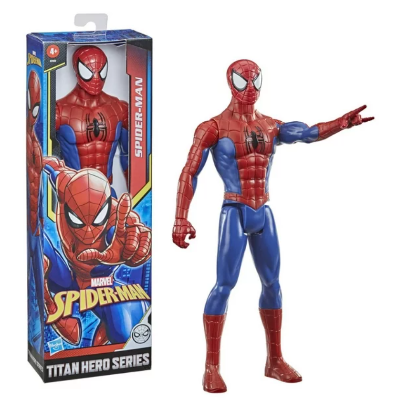Picture of Marvel Titan Hero Series Spider-Man Action Figure (12 Inch)- Hasbro-Red
