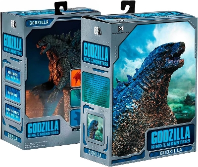 Picture of Godzilla Action Figure King of The Monsters 2019 Godzilla Toy Statue Model Toy Decoration Best Gift Head-to-Tail 12 Inch-Fire Burning Godzilla