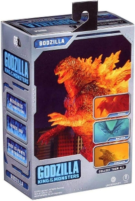 Picture of Godzilla Action Figure King of The Monsters 2019 Godzilla Toy Statue Model Toy Decoration Best Gift Head-to-Tail 12 Inch-Fire Burning Godzilla