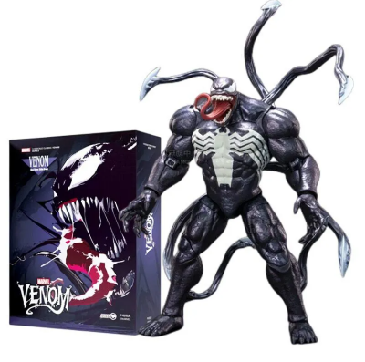 Picture of ZD Marvel Venom Action Figure Toys 1/10 Scale Figure Collectible Doll 23 CM-Black