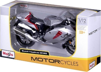 Picture of Maisto Adult Plastic Suzuki Hayabusa 2022; 1:12 Die-Cast Scale Model Motorbike, Multi-Multicolor