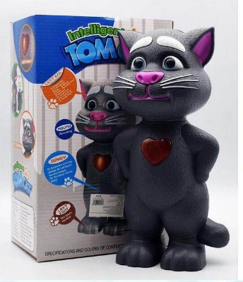 Picture of Talking Tom Cat For Kids-Dark Ash
