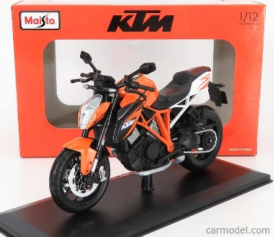 Picture of Maisto 1:12 KTM 1290 Super Duke R alloy off-road motorcycle genuine authorized die-casting model toy car collection gift-Multicolor