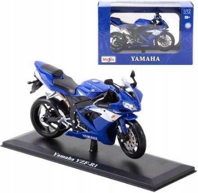 Picture of Maisto Yamaha Yzf R1 Model With Stand Scale 1:12-Blue