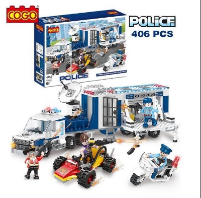 Picture of Build and challenge your imagination with this COGO Mobile Command System Set. Includes 406 pieces.-Multicolor