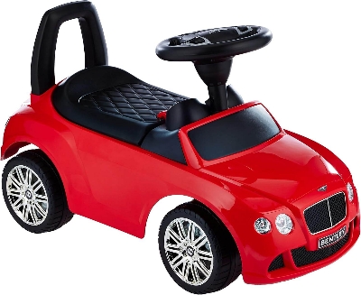 Picture of DORSA Bentley Push Kids Ride On Car Ccrpl 614 Red Multi Color, ZS-326-Red