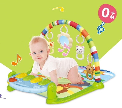 Picture of Baby gym - Toy baby mat - 0 years - With toys and piano - Viva Kids-Multicolor