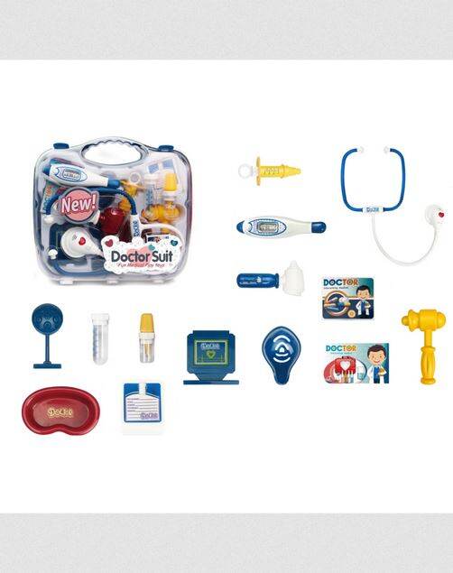 Picture of Pretend Doctor Playset for Kids Toddler Medical Playset-Blue