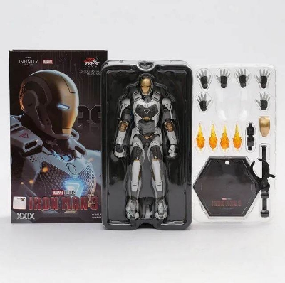 Picture of Action Figure Homem de Ferro: Homem de Ferro 3 Mark 39 Marvel Escala 1/10 ZD Toys-Multicolor