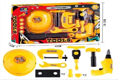 Picture of craftsman Depot has a lot of equipment.-Yellow