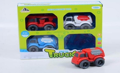 Picture of Friction vehicle[4pcs] 933-242C-Multicolor