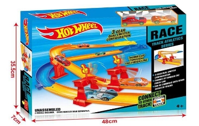 Picture of Race Track Athletics Series - Hot Wheel Parallel Racing Tracks-Multicolor