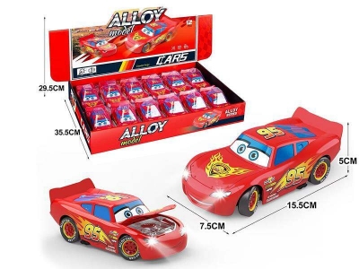 Picture of 1 pice 1:28 Alloy Care McQueen 95 Model 899-79-Red