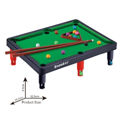 Picture of Children mini billiards toy snooker game toy pool table flocking for gift-Multicolor