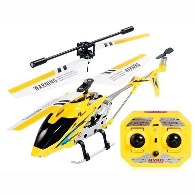 Picture of 3.5 Channels RC Helicopter with Gyro Infrared LS-222 Remote Control Helicopter Airplane Indoor Outdoor for Boys And Girls-Yellow
