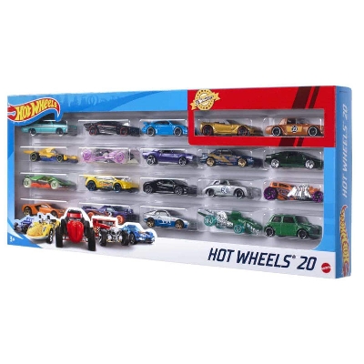 Picture of Hot Wheels 20 Car Pack Asst. Mix 2018 Gift Pack -Design May Vary Multicolor-H7045