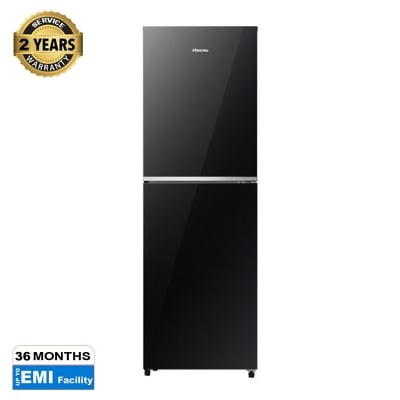 Buy Hisense 277 Liter Top Mount Inverter Glass Door Refrigerator (RT1G276NAB/BD3) Black (Best Price) at Best Price In Bangladesh