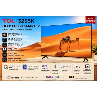 Picture of TCL 32 Inch S5K Full HD QLED Smart TV