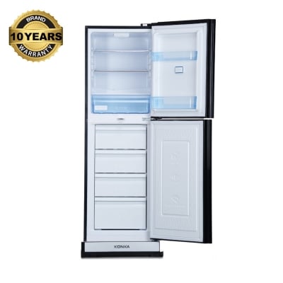 Picture of KONKA 325L 2-Door Bottom Mount Refrigerator Freezer Chiller with 3D PCM Door Finish - KRB-325VB