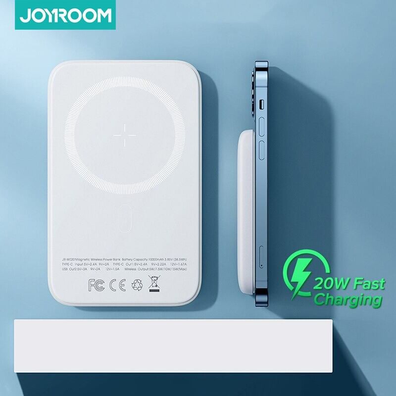 Picture of Joyroom JR-W020 10000mah 20W Magnetic Wireless Mini Power Bank By Latfu