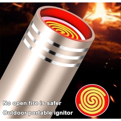 Picture of Outdoor Electric Lighter, mini flashlight with high brightness powered by Type-C connectors, bright LED flashlights perfect for travel, electronic component.