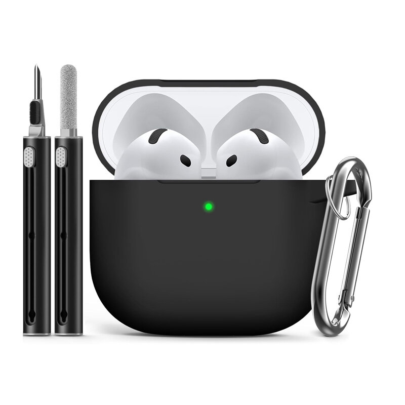 Picture of New Silicone Wireless Bluetooth Protective Case Storage Box for AirPods Pro