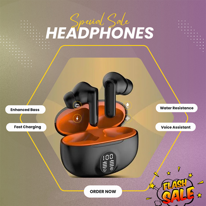 Picture of S510 TWS Wireless Bluetooth Headphones 5.3 Bluetooth Wireless Earbuds on Ultra-Long Life Battery in-Ear Bluetooth Headset By ByteBox