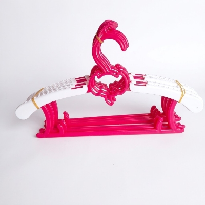Picture of Expandable Kids Plastic Clothes Hanger Set – Extendable Anti-Slip Hangers for Baby to Kids Clothing