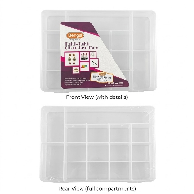 Picture of Bengal Tuki-Taki Chamber Box - Multi-Chamber Plastic Storage & Jewelry Organizer