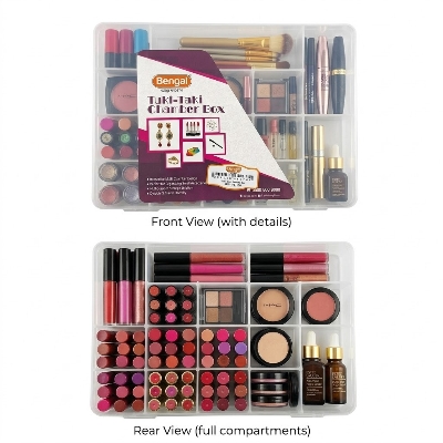 Picture of Bengal Tuki-Taki Chamber Box - Multi-Chamber Plastic Storage & Jewelry Organizer