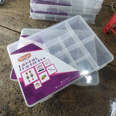 Picture of Bengal Tuki-Taki Chamber Box - Multi-Chamber Plastic Storage & Jewelry Organizer